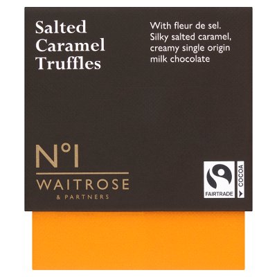 No.1 Fairtrade Salted Caramel Truffles
