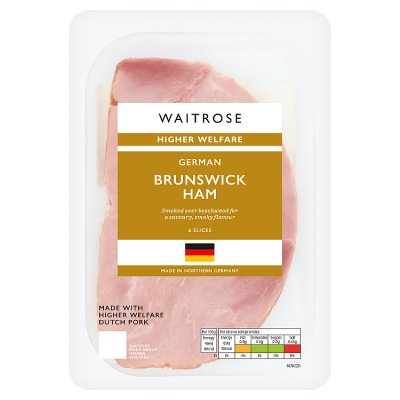 Waitrose German Brunswick Ham