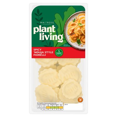 Waitrose PlantLiving Spicy 'Nduja Style Fiorelli Pasta