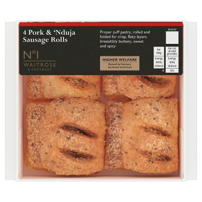 No.1 Pork & 'Nduja Sausage Rolls