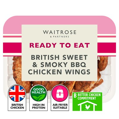 Waitrose Cooked Sweet & Smoky Chicken Wings