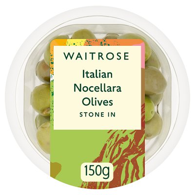 Waitrose Italian Stone In Nocellara Olives