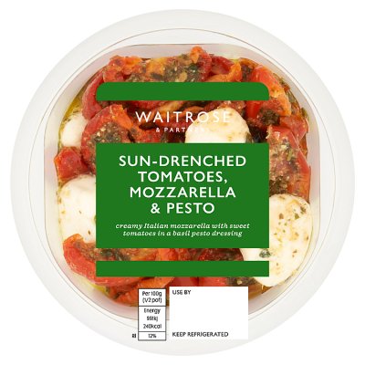 Waitrose Sun-Drenched Tomatoes, Mozzarella & Pesto