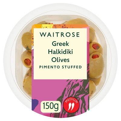 Waitrose Pimento Stuffed Greek Halkidiki Olives