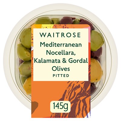 Waitrose Mediterranean Nocellara, Kalamata & Gordal Olives