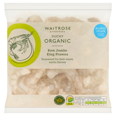 Duchy Organic Raw King Prawns