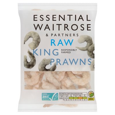 Waitrose Essential ASC Raw King Prawns