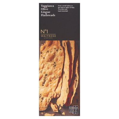 No.1 Italian Taggiasca Olive Lingue Flatbreads