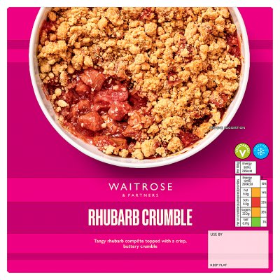 Waitrose Rhubarb Crumble