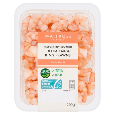 Waitrose ASC Extra Large King Prawns