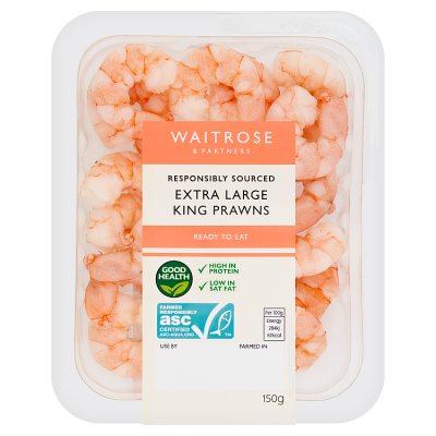 Waitrose ASC Extra Large King Prawns