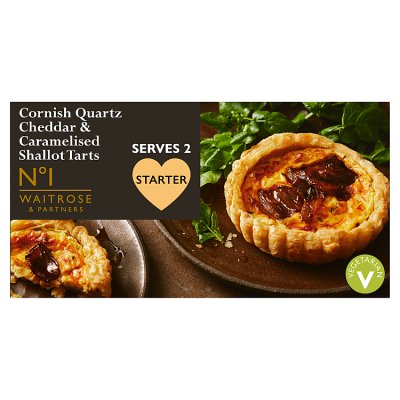 No.1 2 Cornish Quartz Cheddar & Caramelised Shallot Tarts