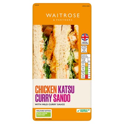 Waitrose Chicken Katsu Curry Sando