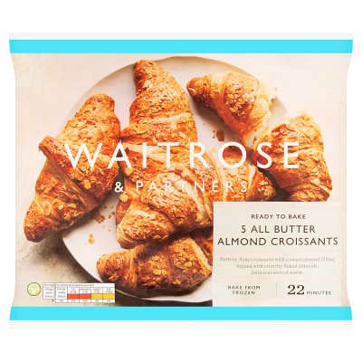 Waitrose Ready To Bake 5 All Butter Almond Croissants