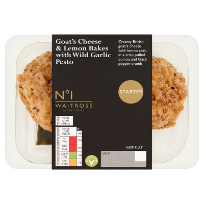 No.1 Goats Cheese and Lemon Bakes with Wild Garlic Pesto