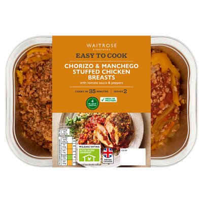 Easy to Cook Chorizo & Manchego Stuffed Chicken Breasts