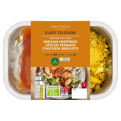 Easy to Cook Indian Inspired Spiced Mango Chicken Breasts