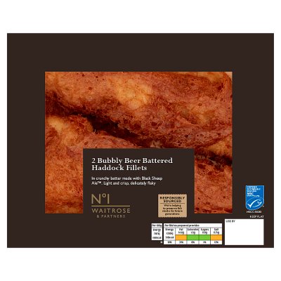 No.1 Bubbly Beer Battered Haddock Fillets