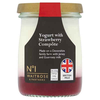 No.1 Yogurt with Strawberry Compote