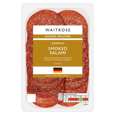 Waitrose German Smoked Salami