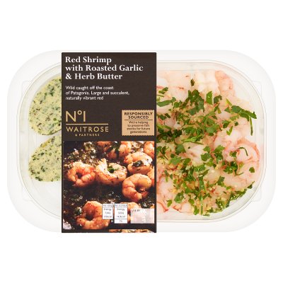 No.1 Red Shrimp with Roasted Garlic & Herb Butter