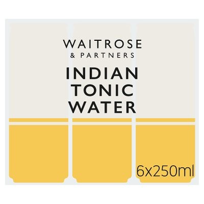 Waitrose Indian Tonic Water Cans