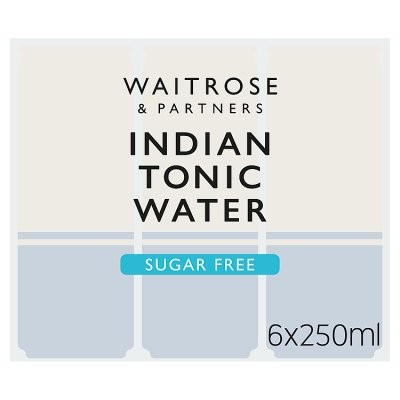 Waitrose Sugar Free Indian Tonic Water Cans