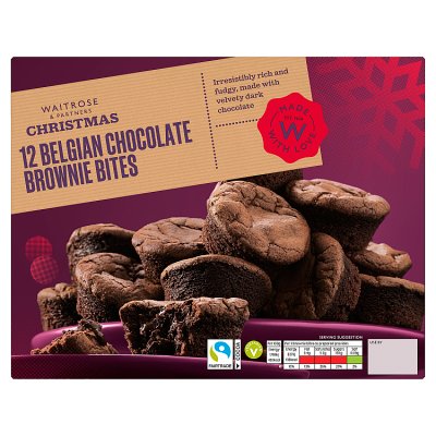 Waitrose Christmas Belgian Chocolate Brownie Bites