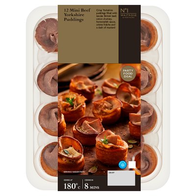 No.1 12 Mini Beef Yorkshire Puddings