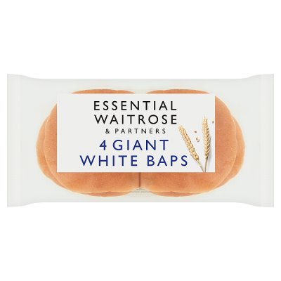 Essential White Giant Baps