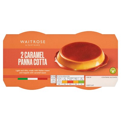 Waitrose Caramel Panna Cotta