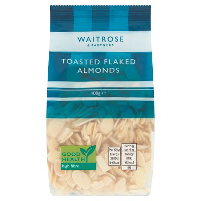 Waitrose Toasted Flaked Almonds
