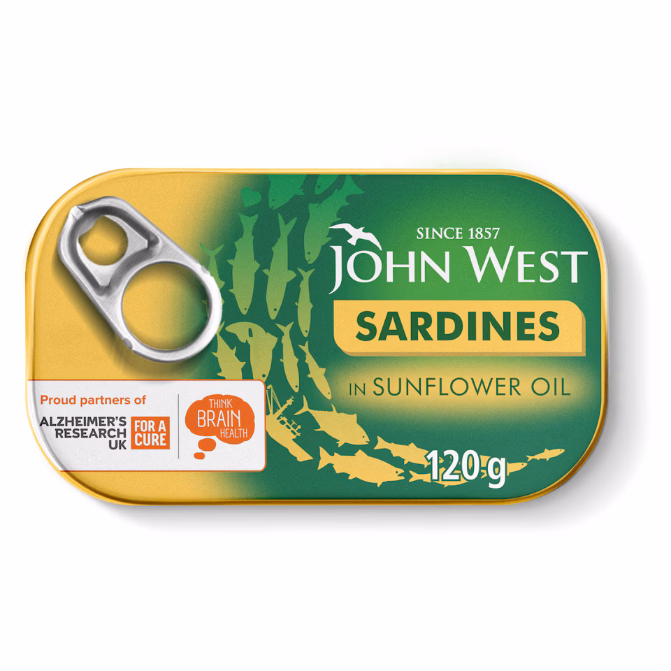 John West Sardines Sunflower Oil 120Gm