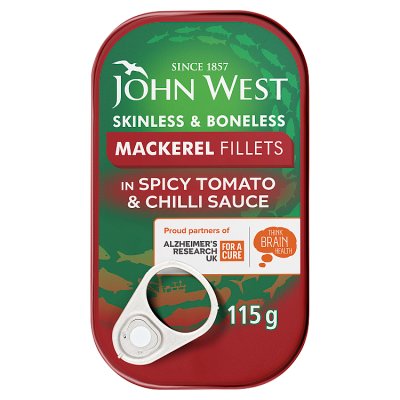 John West Mackerel Fillets in Tomato Chilli