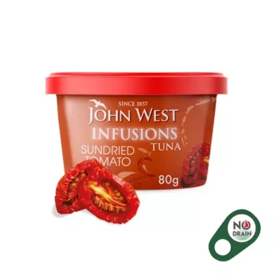 John West Sundried Tomato No Drain Tuna Infusions 80g