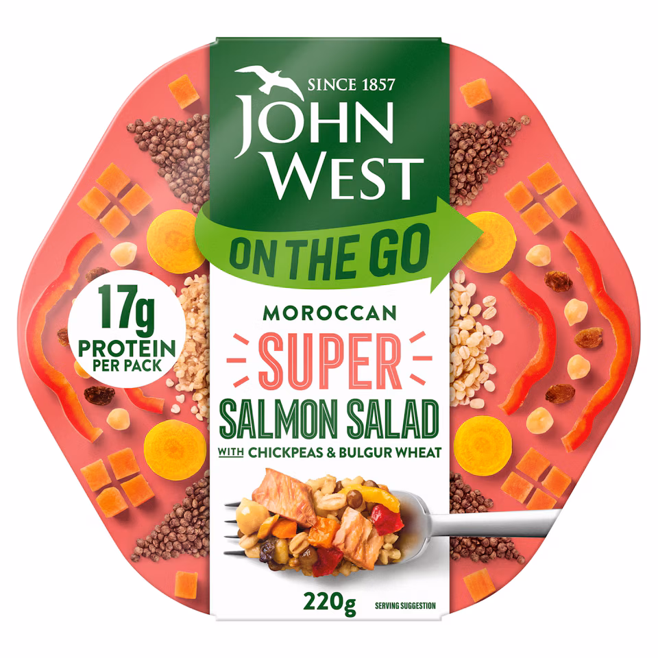 John West Super Salad Moroccan Salmon 220g