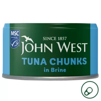 John West Tuna Chunks in Brine MSC 125g (102g drained)