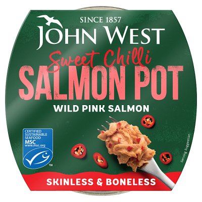 John West Fridge Pot MSC Pink Salmon with Sweet Chilli