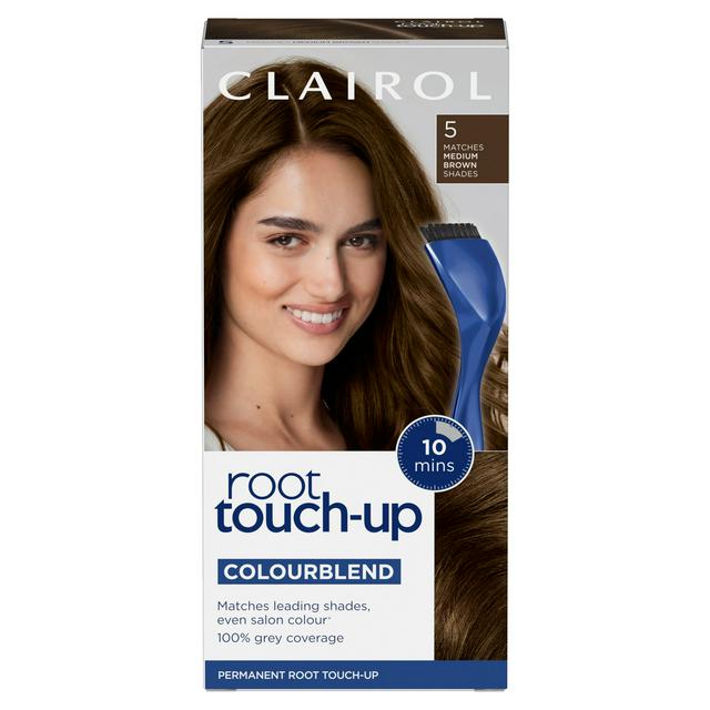 Clairol Root Touch-Up Permanent Hair Dye Medium Brown 5