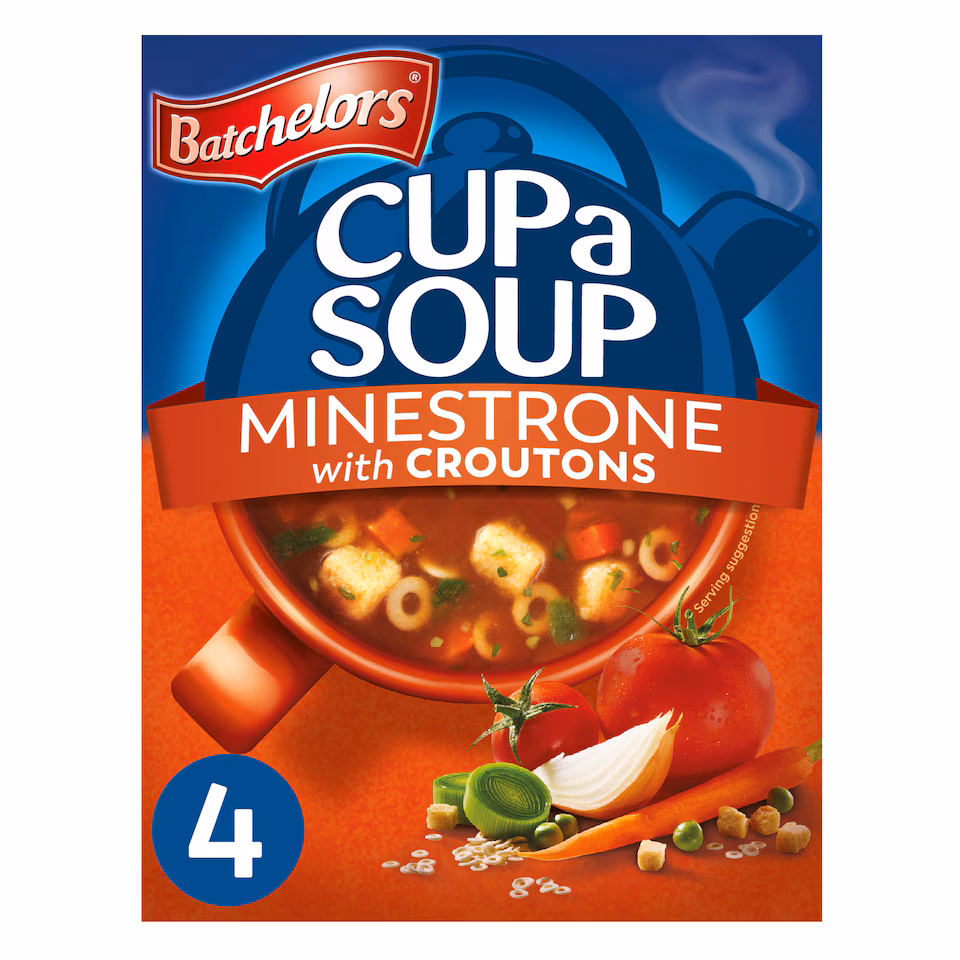 Batchelors Cup A Soup Minestrone 4 Pack 94G