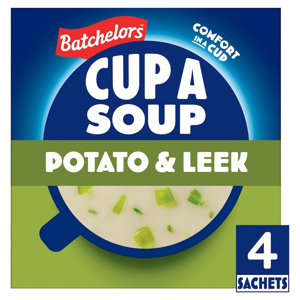Batchelors Cup A Soup Creamy Potato & Leek 4 Pack 107G