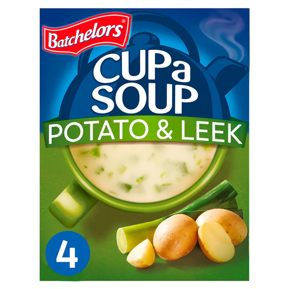 Batchelors Cup A Soup Creamy Potato & Leek 4 Pack 107G