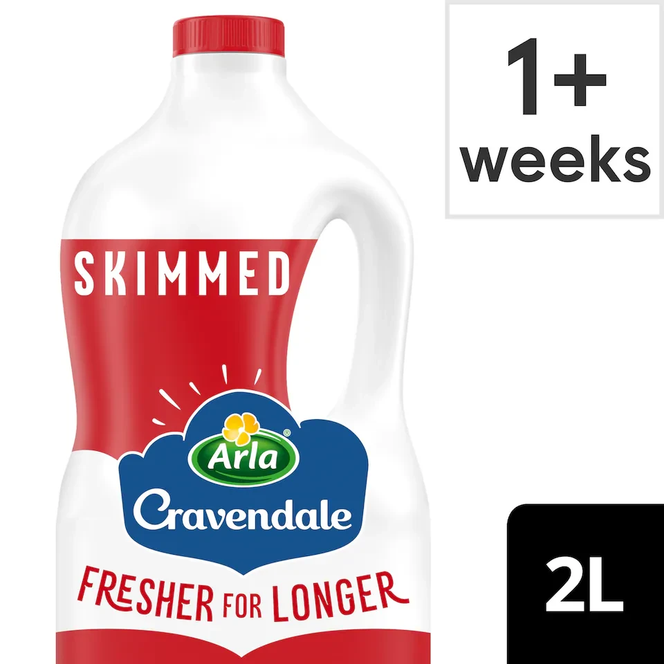 Cravendale Filtered Fresh Skimmed Milk 2L Fresher for Longer