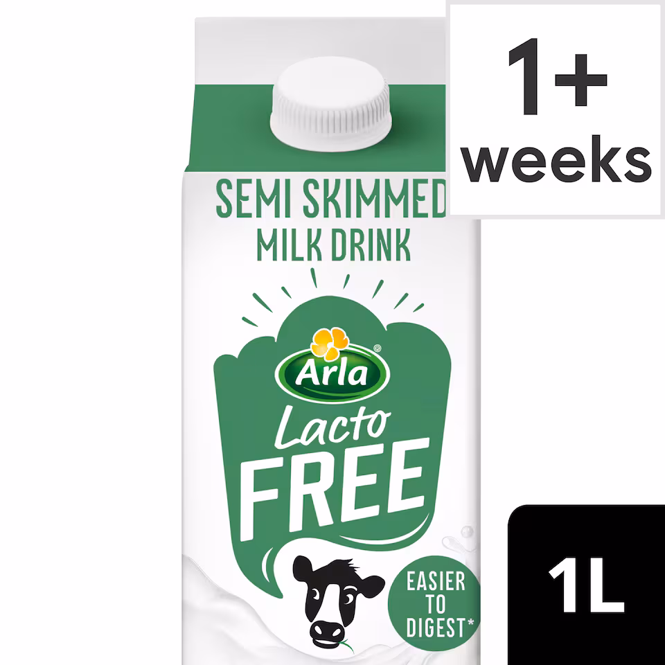 Arla LactoFREE Semi Skimmed Milk Drink 1L