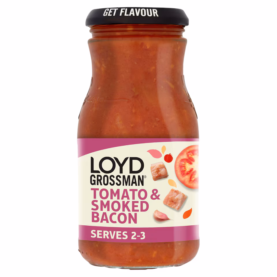 Loyd Grossman Smoky Bacon Pasta Sauce 350G