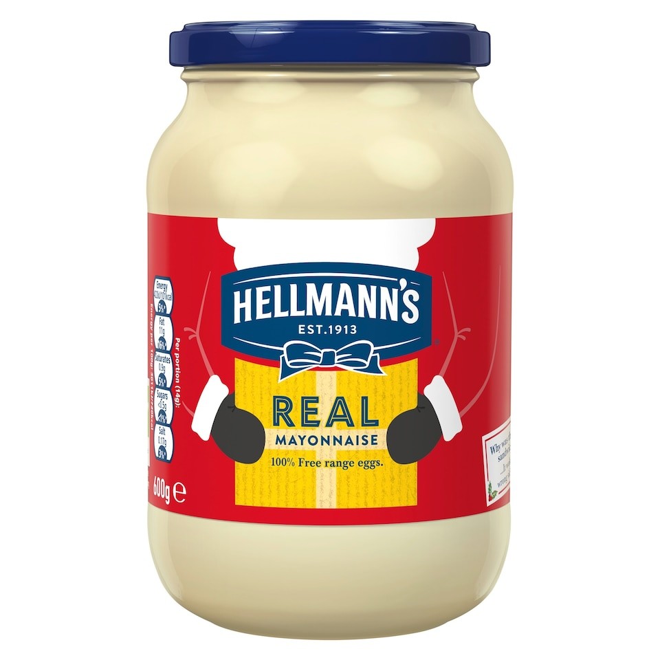 Hellmann's Real Mayonnaise Jar 600g