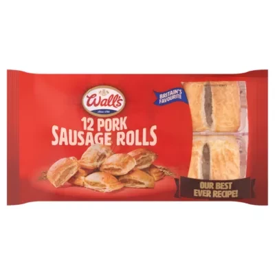 Wall's 12 Pork Sausage Rolls 240g