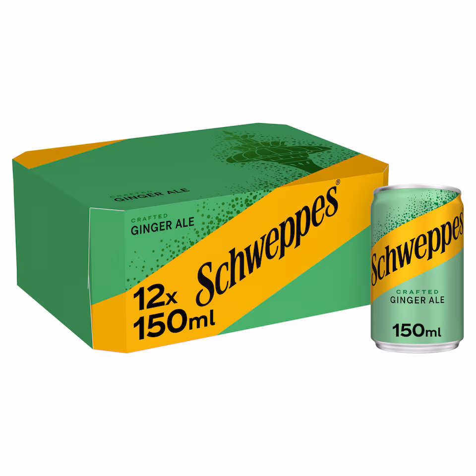 Schweppes Canada Dry Ginger Ale 12x150ml