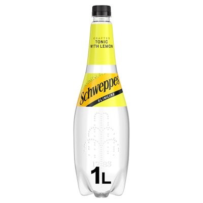 Schweppes Slimline Indian Tonic Water with Lemon Zest 1L