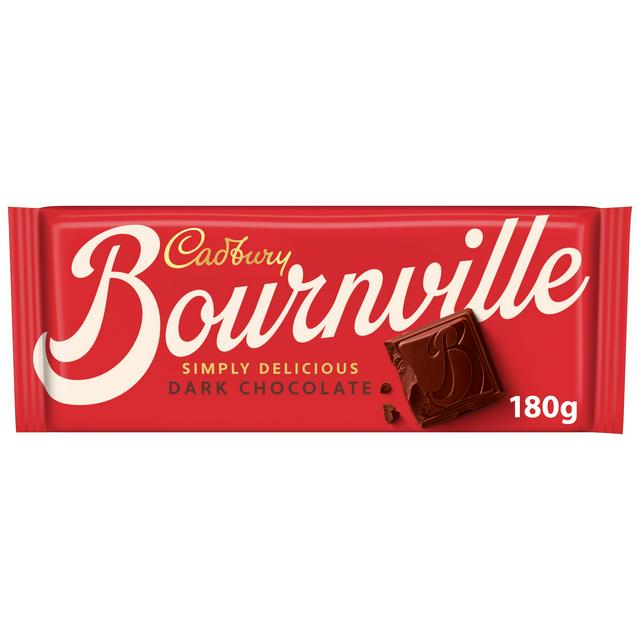 Cadbury Bournville Classic Dark Chocolate Bar 180g